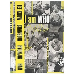 STRAY KIDS I am Who (I am Version) 2nd Mini Album CD+Photobook+3 QR Photocards+Lyrics Poster+(Extra 4 Photocards and 1 Double-Sided Photocard Set)