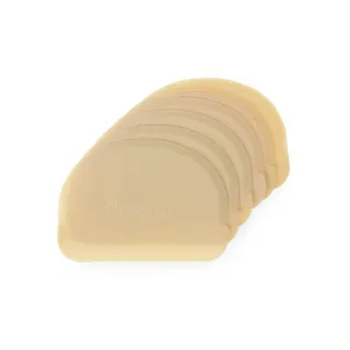 HENDI Teigschaber halbrund, 120 x 88 mm, Flexibler Cremeschaber zum Dekorieren, 1 Packung = 6 Stück