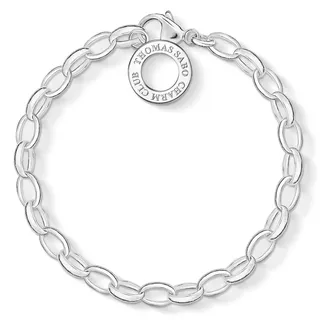Thomas Sabo Charm-Armband Classic Charm Club Silber X0032-001-12 Größe 18 cm