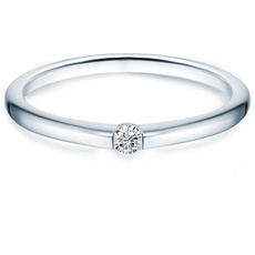 Bild Damen-Ring/Verlobungsring/Spannring Sterling Silber Zirkonia weiß 60451020