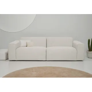 INOSIGN 3-Sitzer »Koa, 228 cm, Modulsofa in Webstoff, Cord«, Designsofa in Cord, beige