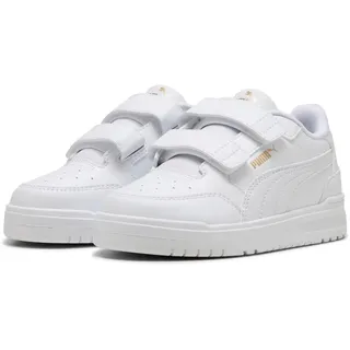 Puma Shuffle Downtown Lo V Kinder Weiß/Gold 35