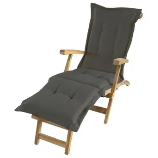 Spetebo Liegenauflage 190 x 58 x 5 cm braun-anthrazit 1 St.