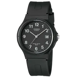 CASIO Damen-Armbanduhr Analog Quarz Resin MW-59-1B