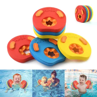 kaianda 6 Stück schwimmscheiben ab, schwimmscheiben Kinder, Eva Schaum, Schwimmflügel für Babys, Für Kinder zum Erlernen des Schwimmens als Hilfsmittel geeignet