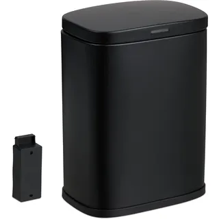 Relaxdays Kosmetikeimer 3 l Schwarz