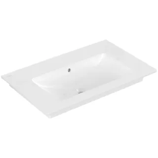 Villeroy & Boch Venticello Schrankwaschtisch, ohne Hahnloch, mit Überlauf, 800x500mm, 41048J01, Farbe: Weiß