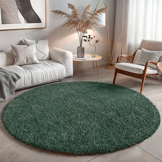 otto home »Banji« rund 37 mm Höhe Uni Farben, weich und flauschig, auch als rechteckig erhältlich,