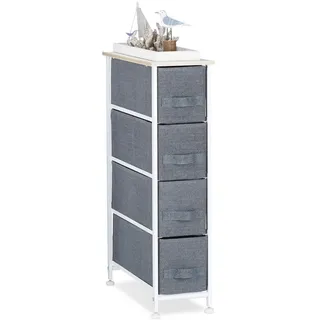 Relaxdays Regalsystem 76 x 20 x 48 cm Grau
