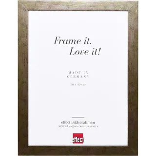 Fancy Bilderrahmen 2319 antik silber 10,5x14,8 cm Museumsglas - Braun