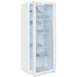 Exquisit GKS240-GT-160C Getränkekühlschrank 140 cm hoch 54 cm breit