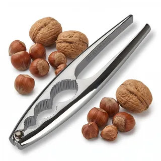 Fackelmann Nussknacker Metall 17 cm Silber