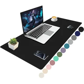 Niviy Schreibtischunterlage Leder XXL Mousepad 100X40CM