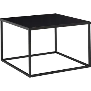 Couchtisch "Cixi" aus Kompletter Tisch: lackierter Stahl in Schwarz. Abmessungen (B/H/T) 60x40x60 cm - Schwarz