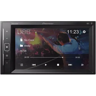 Pioneer DMH-A240DAB 2-DIN Moniceiver mit 6,2 Zoll Touchscreen, Bluetooth, DAB/DAB+, USB