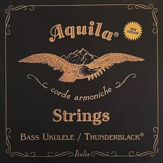 AQUILA CORDE ARMONICHE Aquila - Thunderblack Bass-Ukulelen-Set, EADG