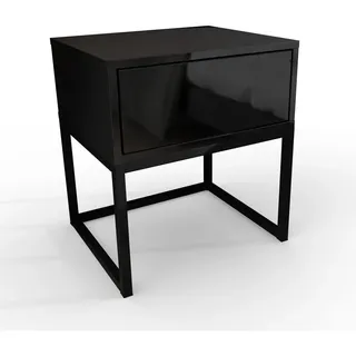 lookway Nachtschrank Blanco Loft 45 x 37 x 53 cm Schwarz