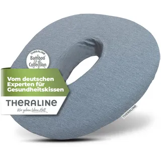 Theraline Ergonomischer Sitzring zur Steißbein Entlastung, nach OP, Geburt oder als Hämorrhoiden Sitzkissen, orthopädisches Donut Kissen