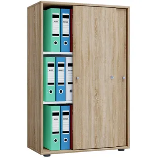 VCM Lona Aktenschrank 70 x 40 x 111 cm braun