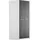Eckschrank Barcelona 95 x 193 x 95 cm Schwarz/Weiß