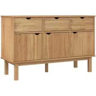 vidaXL Sideboard 114 x 43 x 73,5 cm Braun