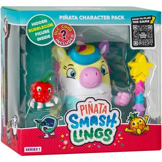 Pinata Smashlings Pinata Gelenkfigur Luna Einhorn, Roblox Toys, Ideales Geschenk, Offizielles Pinata Smashlings Spielzeug, Rosa