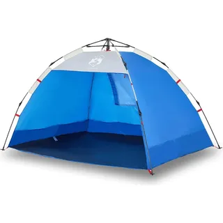 vidaXL Strandzelt 2 Personen Azurblau Quick Release Wasserdicht - Blau
