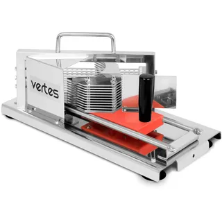 VERTES Tomatenschneider Gastro aus Edelstahl für 5,5mm breite Scheiben, Professioneller Scheibenschneider, Mozzarellaschneider für die Gastronomie