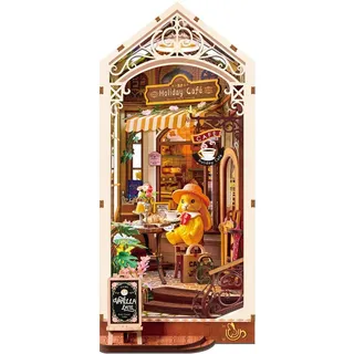 Rolife 3D-Holz-Puzzle Book Nook 'Holiday Café'