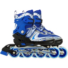 VERRA Unisex-Adult 732-INLINESKATES-BLUE-M Roller Skate, Blue, M