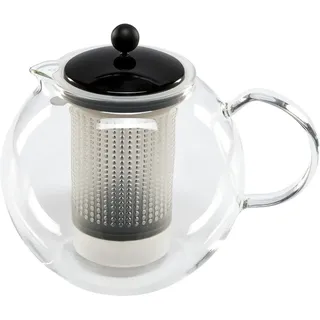 Bodum 1764815 Teekanne - Transparent / Black - One Size