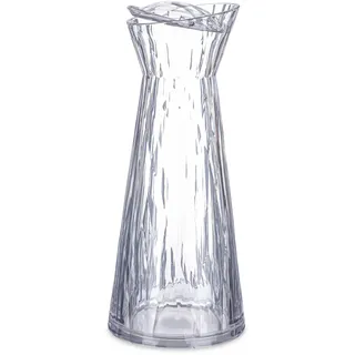 Koziol Superglas CLUB CARAFE L Karaffe mit Deckel | 1200 ml, Wasser, Eistee, Limonade, Saft | kristallklarer Kunststoff, bruchfest, spülmaschinengeeignet | Küche, Party (1,2l Karaffe + Deckel)