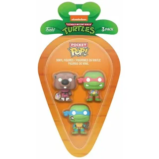 Funko Turtles - Splinter Leonardo & Raphael Carrot Funko Pocket POP!