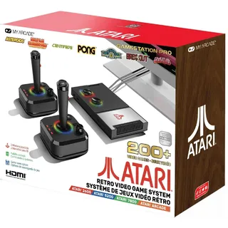 My Arcade Atari GameStation Pro 200 Spiele Schwarz