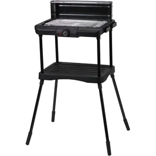 tepro Elektrogrill Albertville – Standgrill mit 1800–2000 W, abnehmbarem Heizelement, verchromtem Grillrost & Warmhalterost, Thermostat mit Kontrollleuchte – Outdoor Elektrogrill 58 x 46 x 93 cm