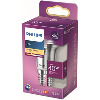 Philips LEDclassic LED-Lampe R50 E14 klar, 2,8 Watt, 8718699773793, R50