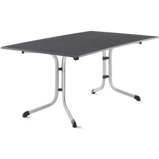 Sieger Boulevard-Klapptisch 165 x 95 x 73 cm Graphit/Schieferdekor Anthrazit