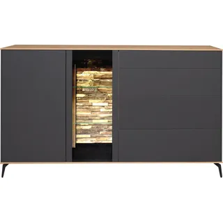 Mäusbacher Faro Sideboard 169 x 103 x 42 cm anthrazit matt