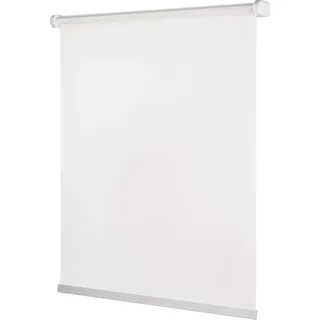 Ventanara® Rollo ohne Bohren schnurlos Springrollo inklusive Klemmträgern (Weiss (tageslicht), 120 x 150 cm)