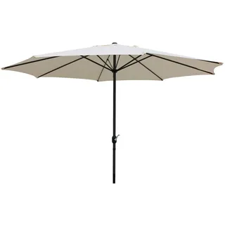 Gardissimo NEW SUNNY Sonnenschirm Ø 400cm Gartenschirm Kurbelschirm natur