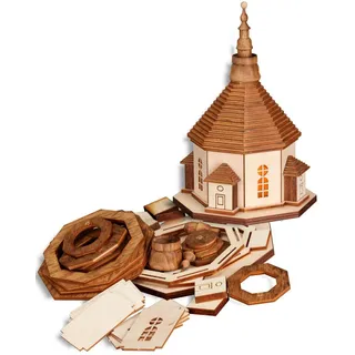 Bastelset Seiffener Kirche HxBxT = 17x10x10cm NEU Basteln bastelset Bauen Haus W