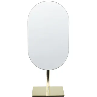 Beliani Kosmetikspiegel 16 x 37 cm Gold