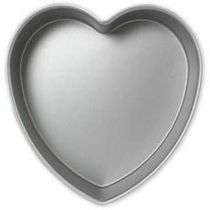 PME HRT103 Herzförmige Backform aus eloxiertem Aluminium, 254 x 76 mm tief, 25.4 cm