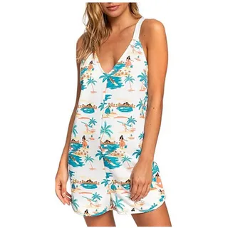 Roxy Damen Jumpsuit Golden Palm blau - S