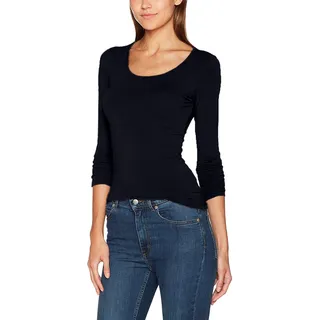 Only Onllive Love L/S Oneck Top Noos JRS T-Shirt, Schwarz,