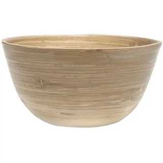 Ibili Schüssel aus natürlichem Bambus Hellbraun 15 x 7,50 cm/15 x 6 cm
