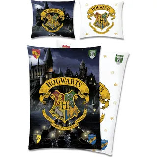 Harry Potter Hogwarts Bettwäsche Linon / Renforcé