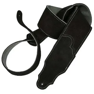 Franklin Gitarrengurt - Wildleder - Schwarz