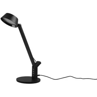 Trio Leuchten Led-Schreibtischleuchte , Schwarz , Kunststoff , F , 17.1x40.4 cm , USB-Anschluss zum Laden von Smartphones, Flexarm, mit Schalter, Farbtemperaturwechsler , Lampen & Leuchten, Innenbeleuchtung, Tischlampen, Schreibtischlampen