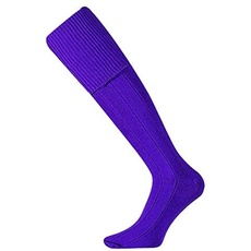 Mitre Mercury Fußballsocken für Kinder, einfarbig | Fußballmannschaft-Kit | leichte lange Sportsocke | atmungsaktiv, Lila, Mini (30 – 34)